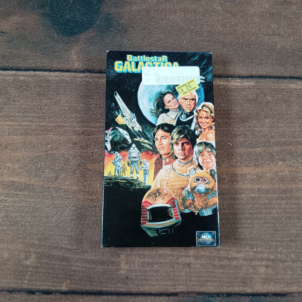 Battlestar‎ Galactica VHS Tape MCA Home Video 1978 Sci-Fi Movie Film